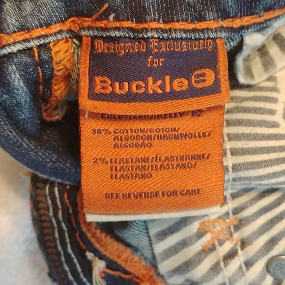 Perfect Raw Hem EUC Rock Revival KELLY Bootcut Jeans 28--- 30" inseam - Picture 11 of 12